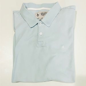 Original Penguin Munsingwear ice blue golf shirt - men’s L
